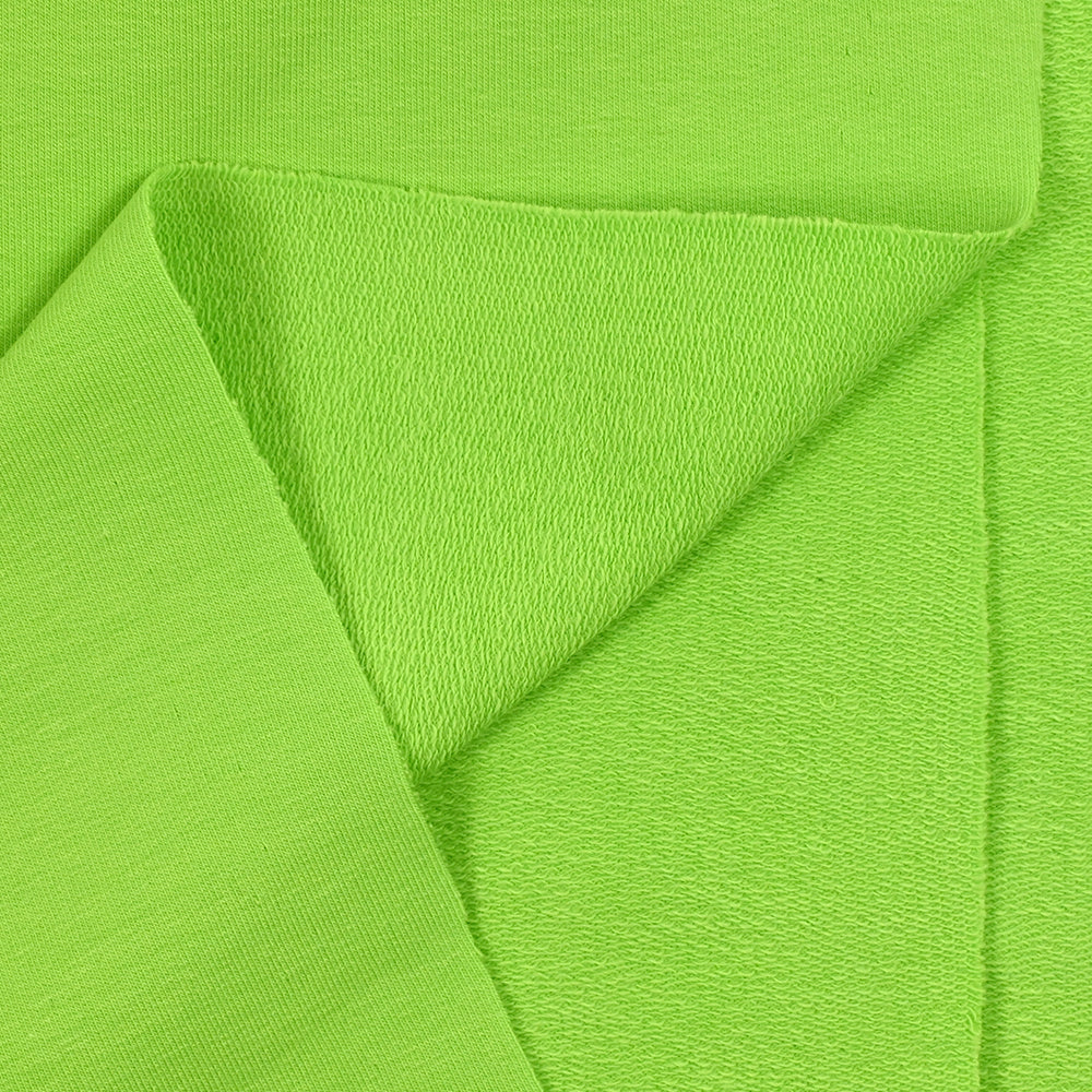 Jersey french terry coton Bio vert pomme - Image 5