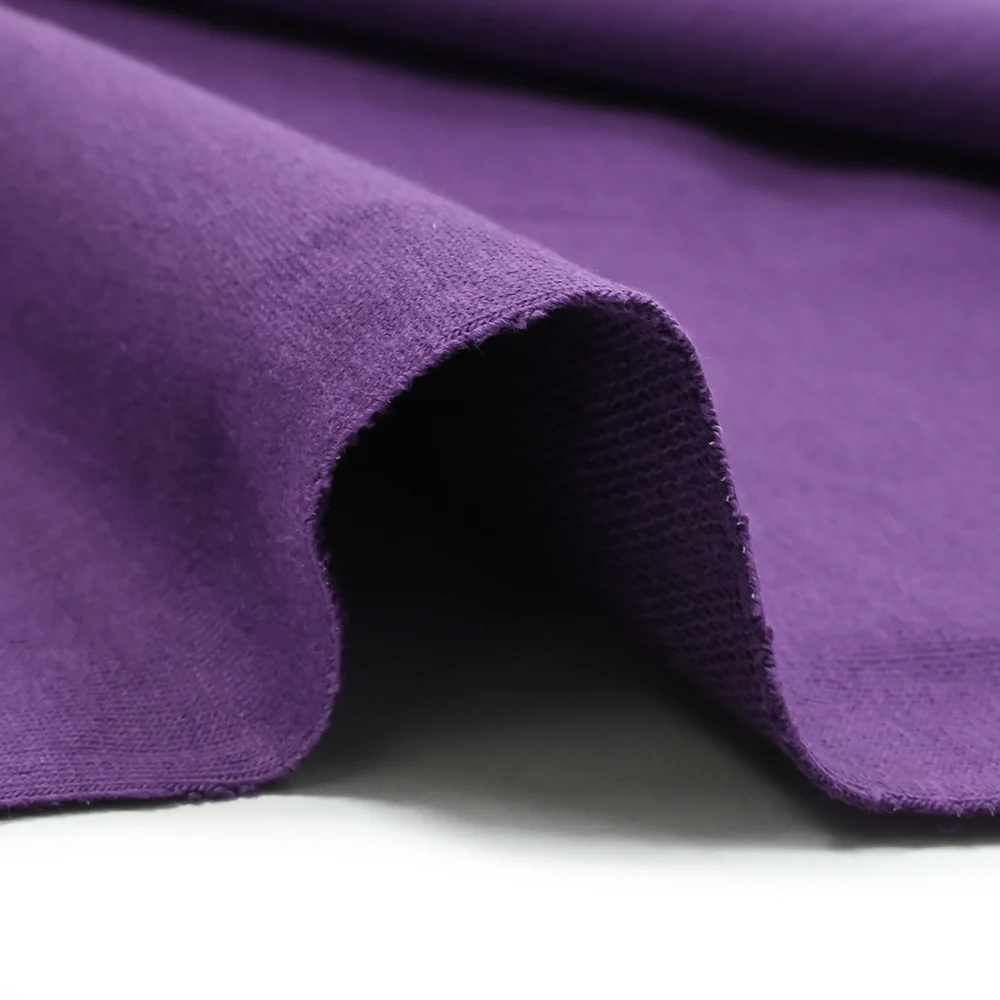 Jersey french terry coton Bio violet - Image 6