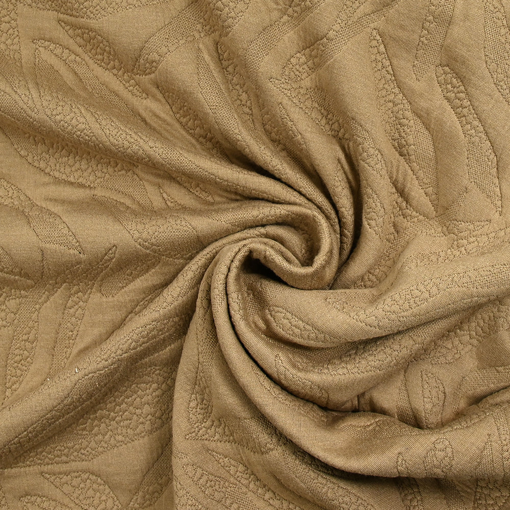 Jersey matelassé fissures fond camel - Image 2