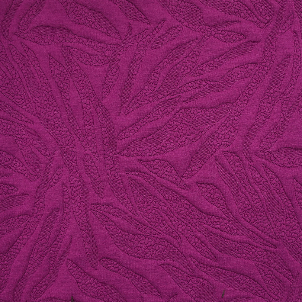 Jersey matelassé fissures fond magenta - Image 3