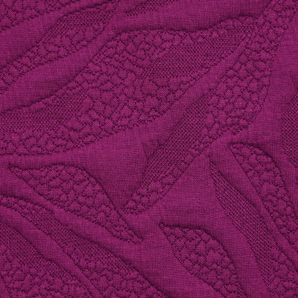 Jersey matelassé fissures fond magenta - Image 5