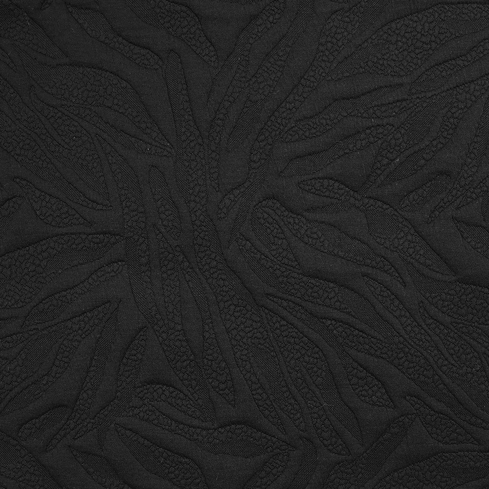 Jersey matelassé fissures fond noir - Image 4