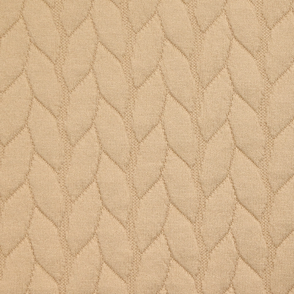 Jersey matelassé tresses fond beige - Image 5
