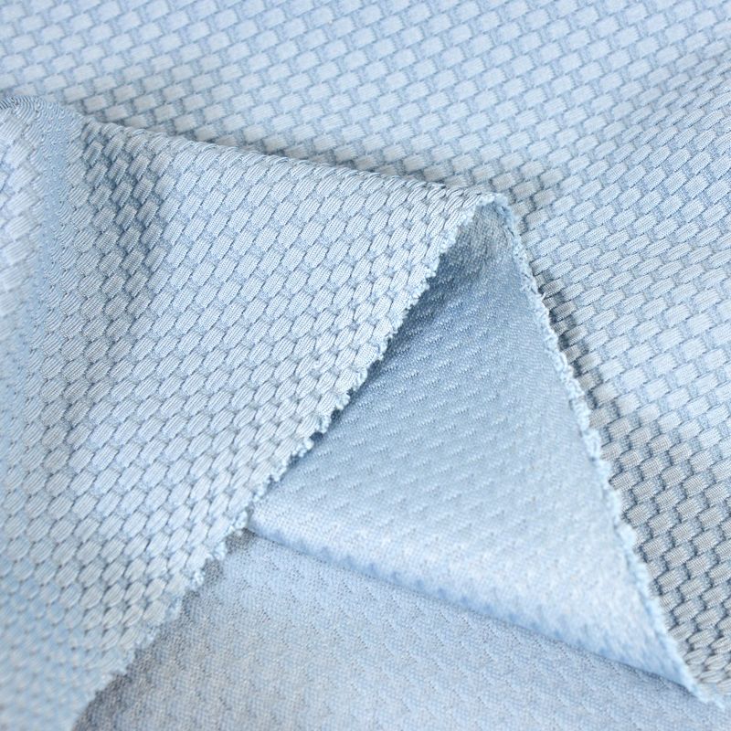Jersey nid d'abeille bleu acier - Image 3