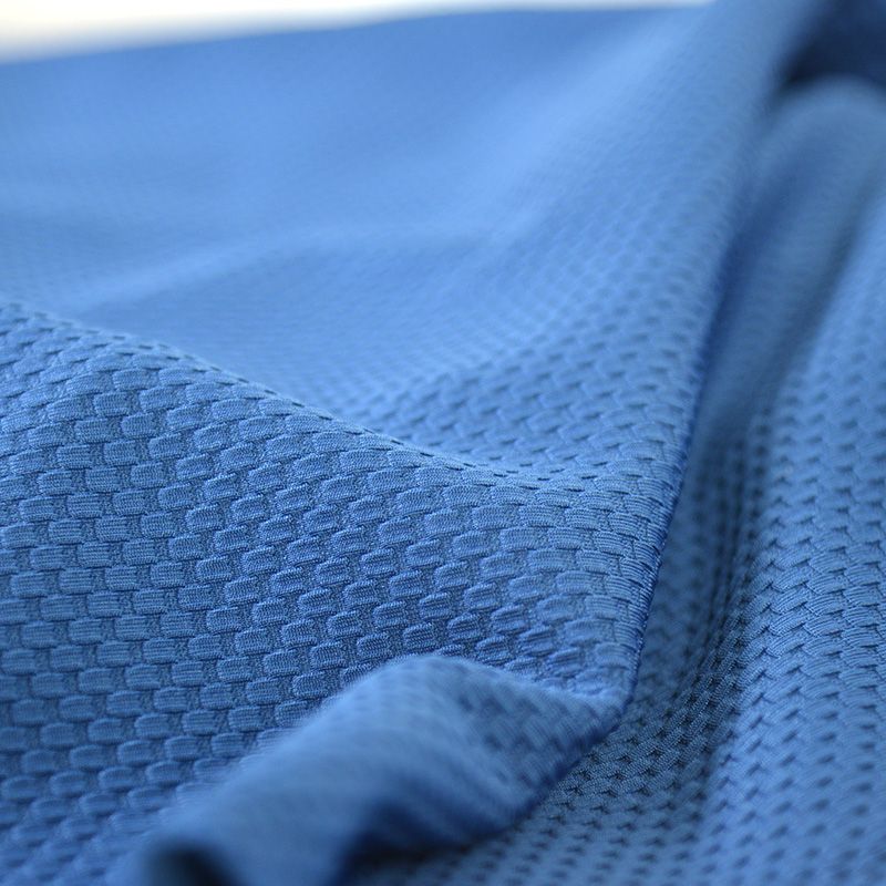 Jersey nid d'abeille bleu turquin - Image 6
