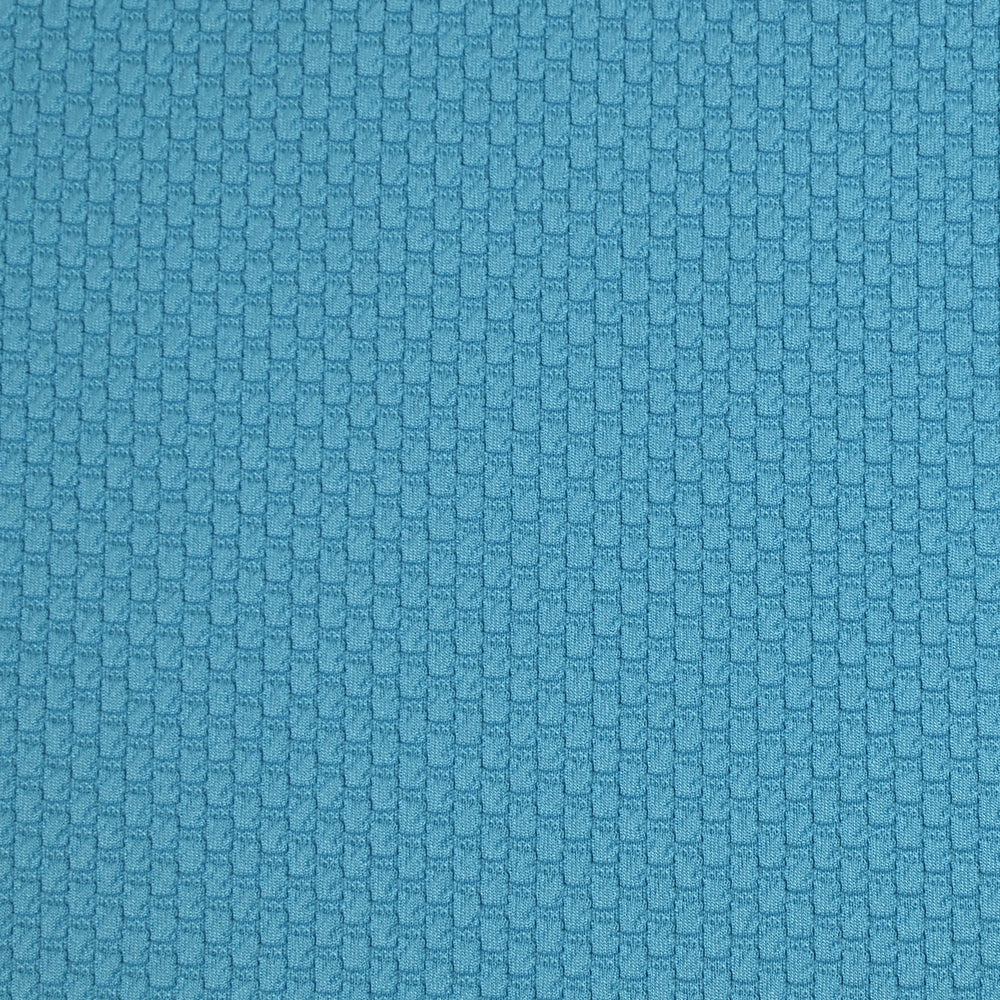 Jersey nid d'abeille bleu azur - Image 4