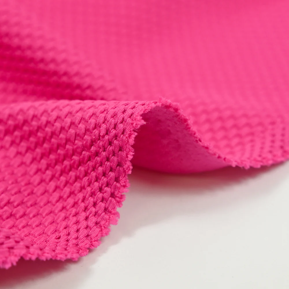 Jersey nid d'abeille fuchsia - Image 5