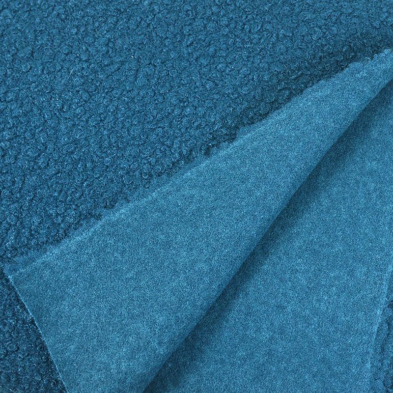 Lainage bouclette bleu pétrole - Image 3