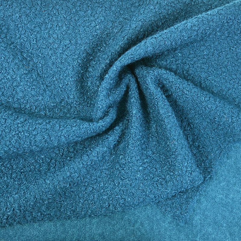 Lainage bouclette bleu pétrole - Image 4