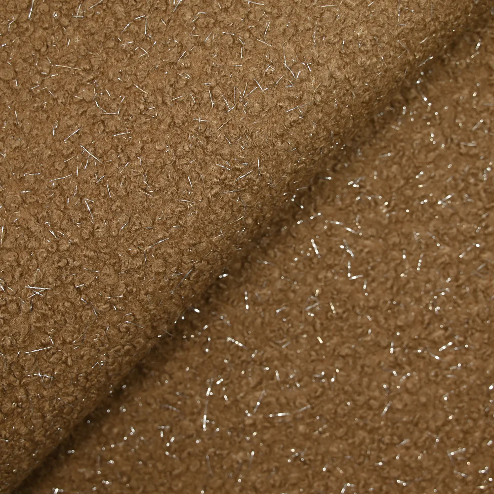 Lainage bouclette lurex cappuccino