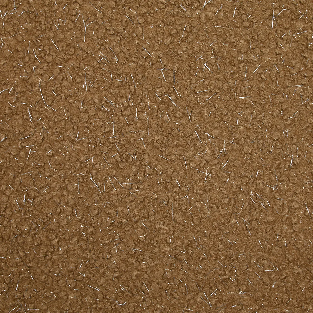 Lainage bouclette lurex cappuccino - Image 3