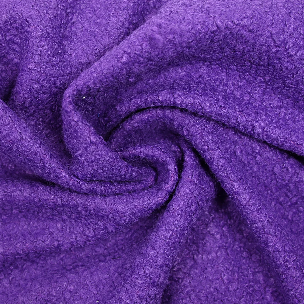 Lainage bouclette mauve - Image 2
