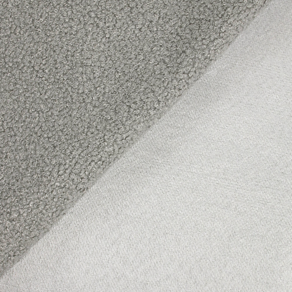Lainage bouclette souple gris - Image 3