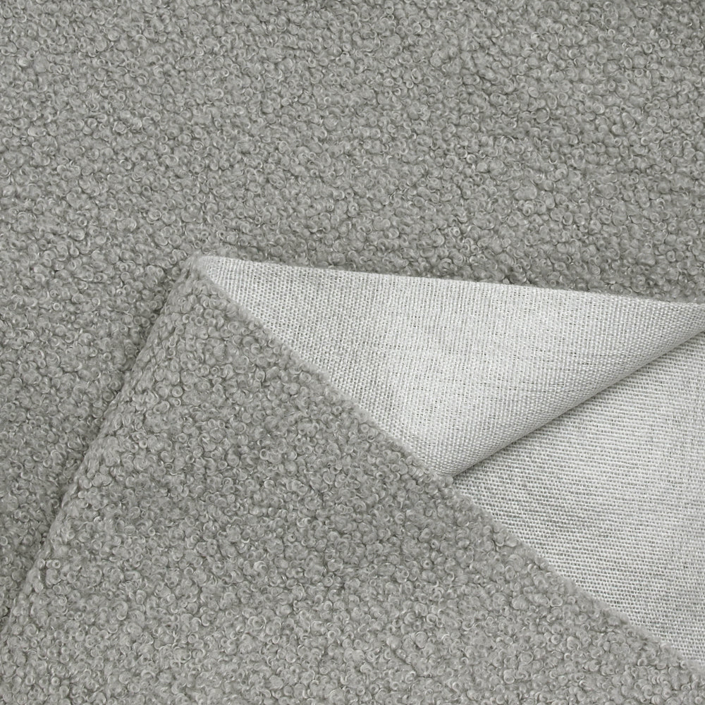 Lainage bouclette souple gris - Image 4