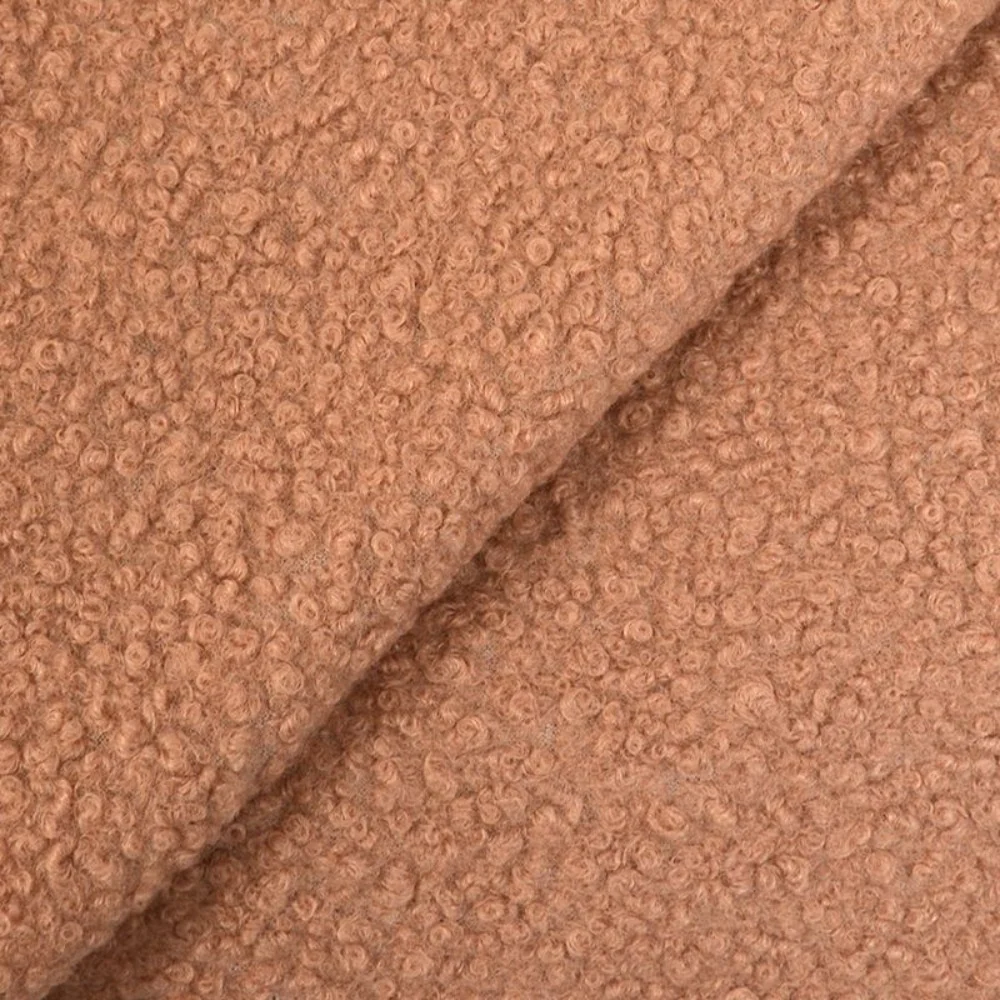 Lainage bouclette vieux rose