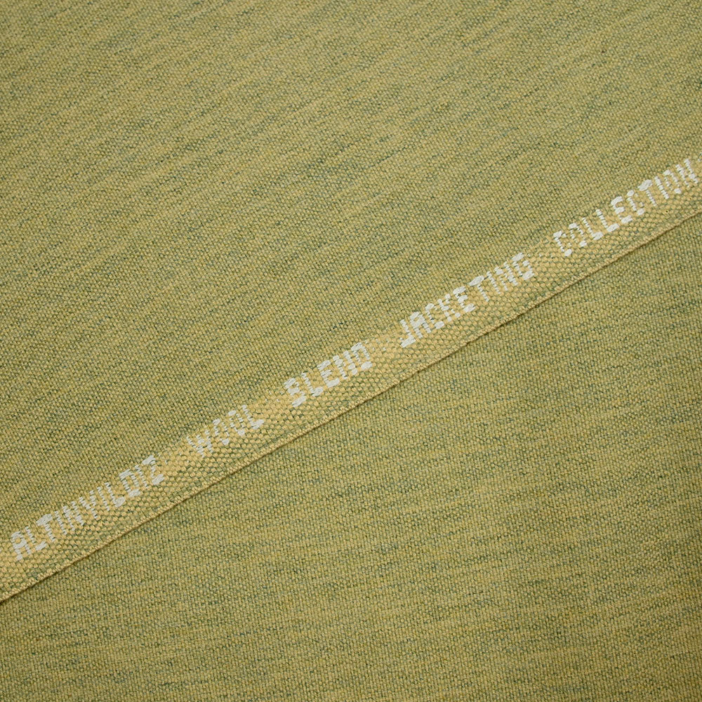 Laine mélangée fine chinée jaune et vert - Image 3