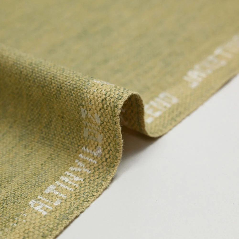 Laine mélangée fine chinée jaune et vert - Image 5