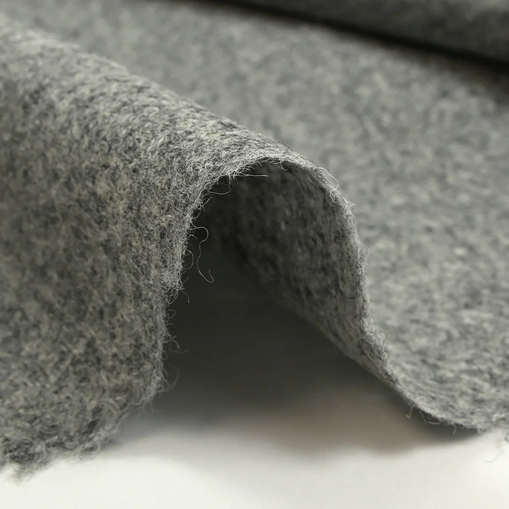 Laine mélangée gris clair chiné - Image 5