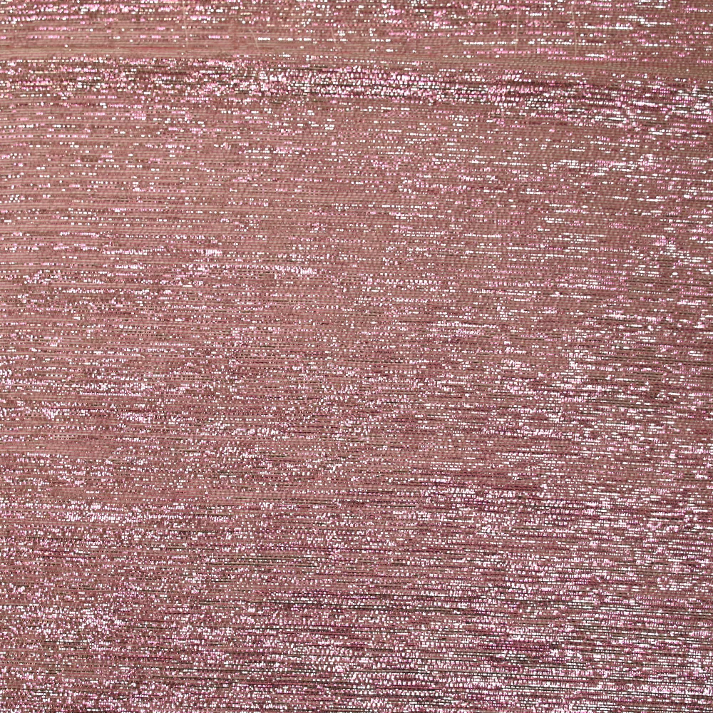 Lamé de soie rose flamingo - Image 3