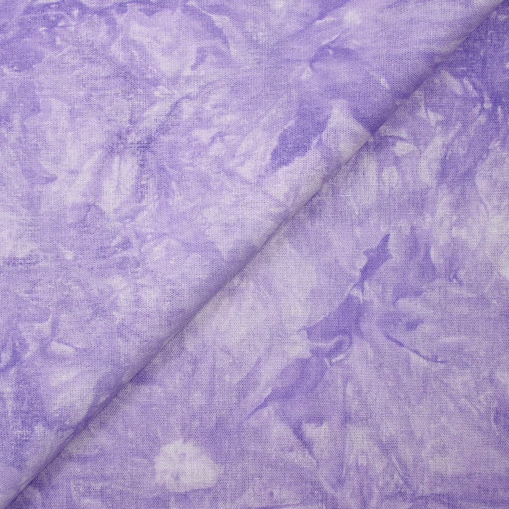 Lin viscose imprimé tie and dye violet - Image 4