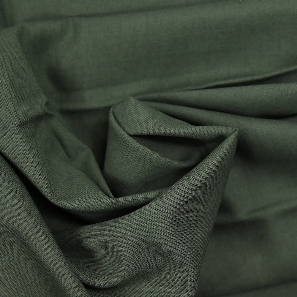 Lin viscose kaki - Image 2