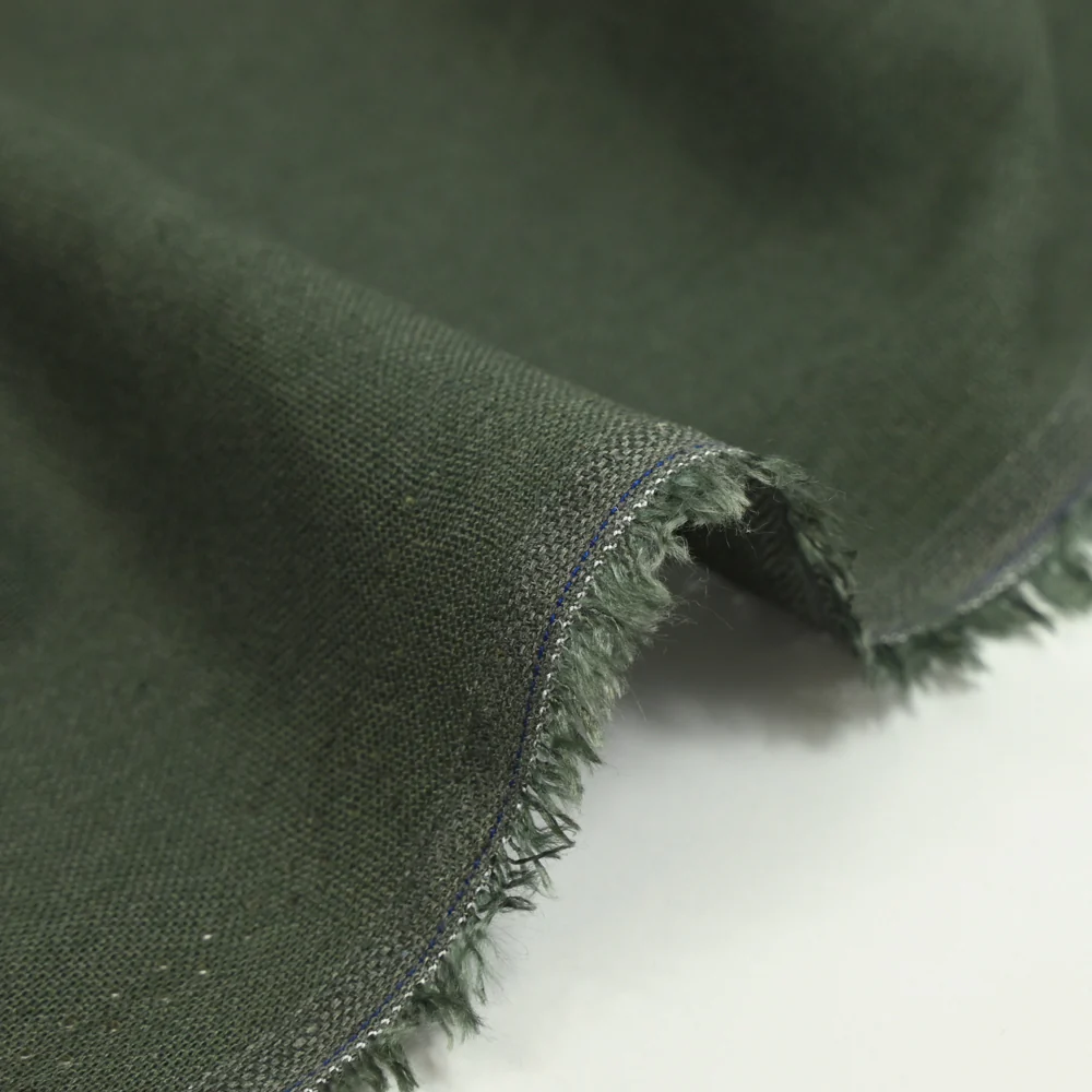 Lin viscose kaki - Image 4