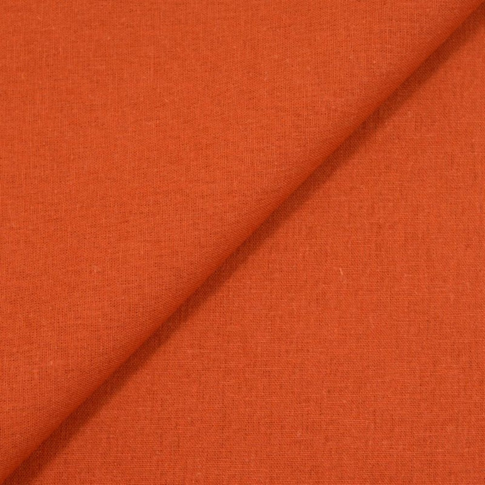 Lin viscose orange écureuil