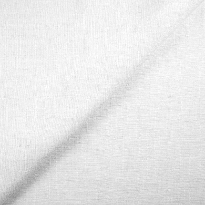 Lin viscose uni blanc