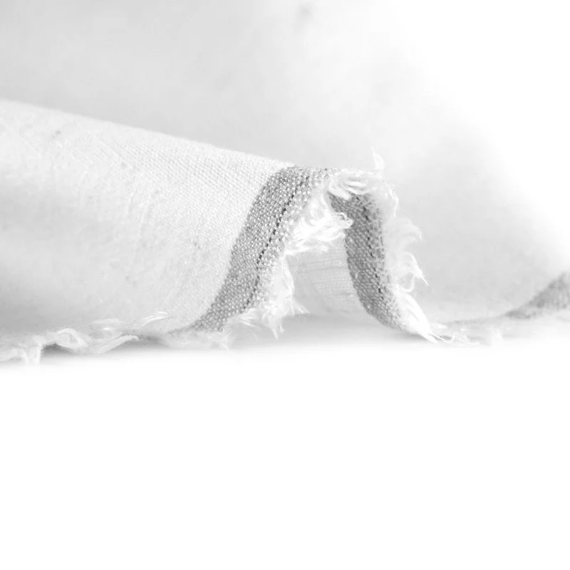 Lin viscose uni blanc - Image 4