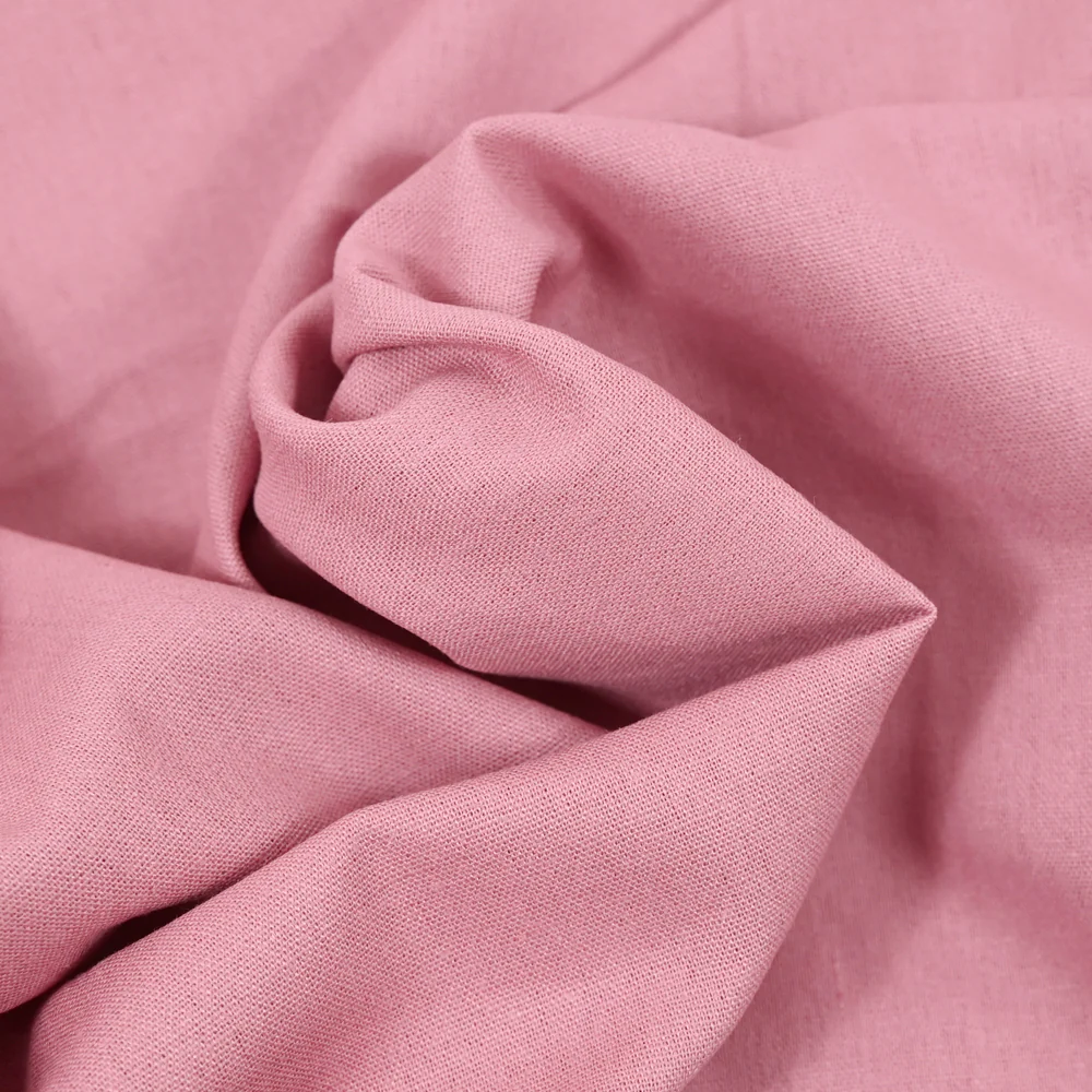 Lin viscose uni bois de rose - Image 2