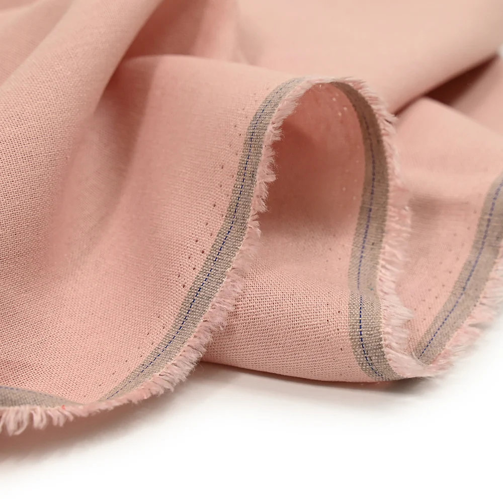 Lin viscose vieux rose - Image 4