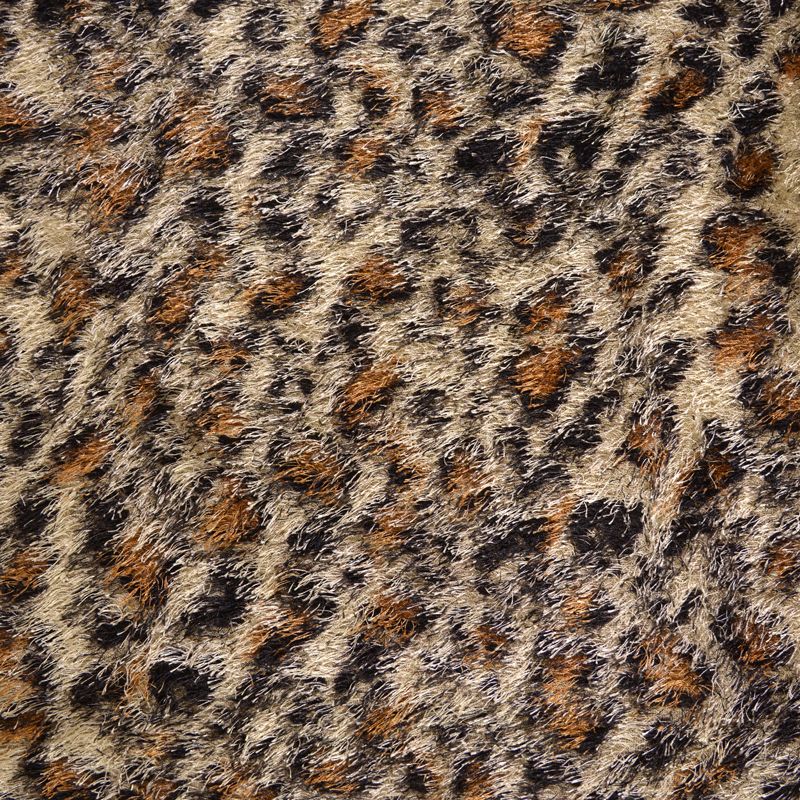 Maille à poil long léopard