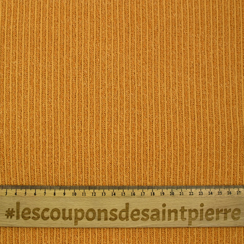 Maille Bianca côtelée jaune moutarde - Image 3