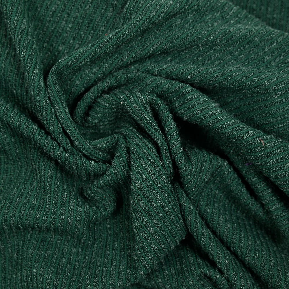 Maille Bianca côtelée vert bouteille - Image 2