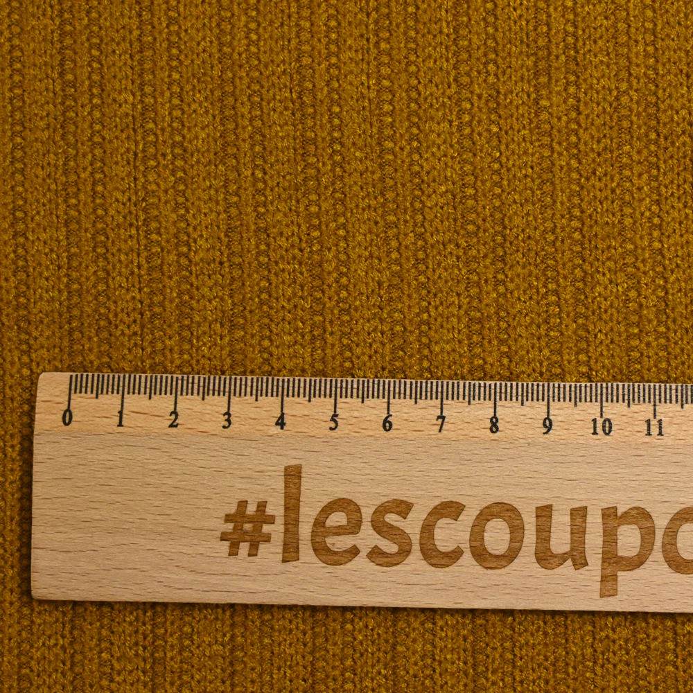 Maille côtelée moutarde - Image 3