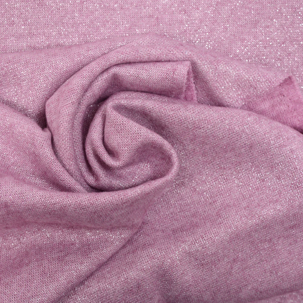 Maille Iris lurex fond glycine - Image 2