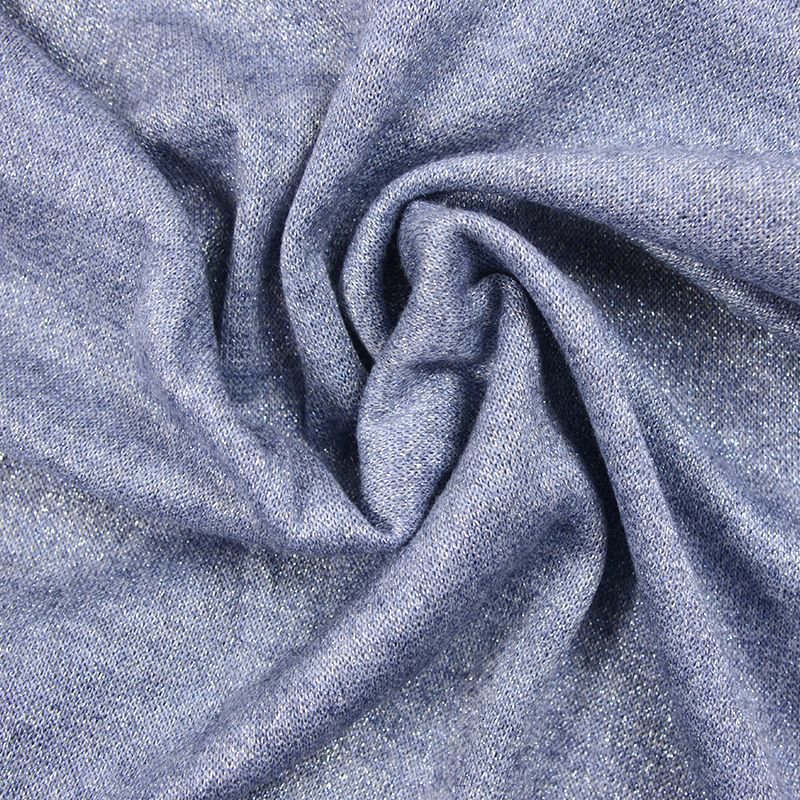 Maille Iris lurex fond marine - Image 3