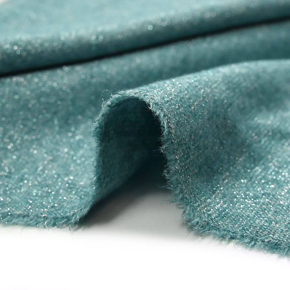 Maille Iris lurex fond turquoise - Image 6