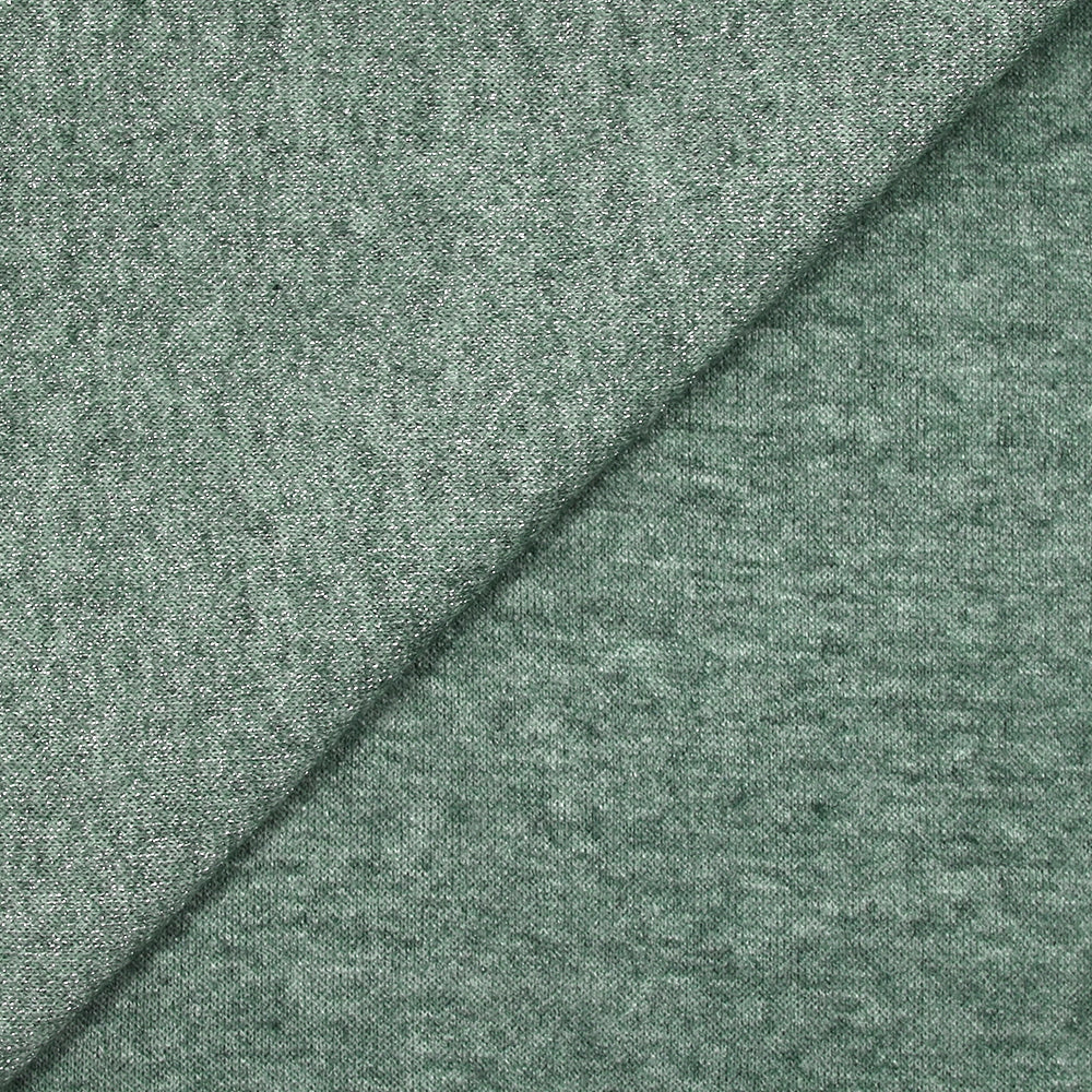 Maille Iris lurex fond vert viride - Image 3