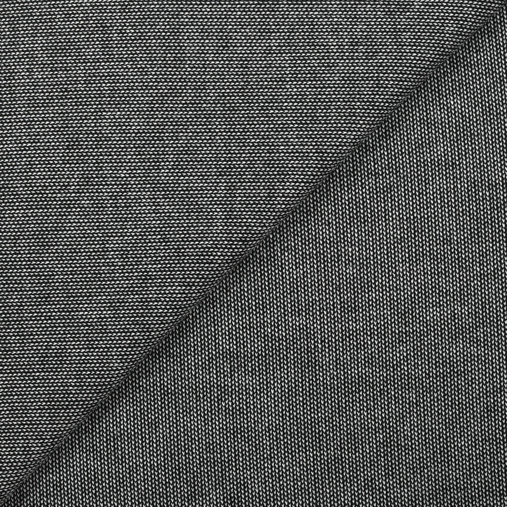 Maille Milano coton Marius fond noir