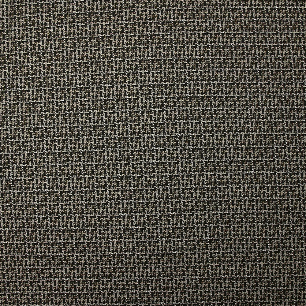 Maille Milano polyester Lurex chemin croisé beige et noir