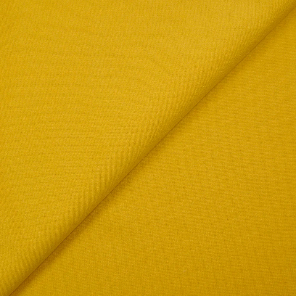 Maille milano polyviscose moutarde