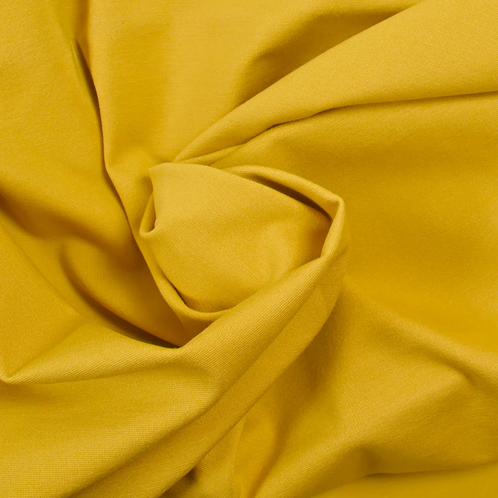Maille milano polyviscose moutarde - Image 2
