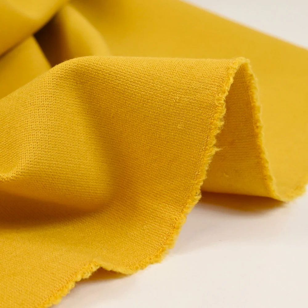 Maille milano polyviscose moutarde - Image 4