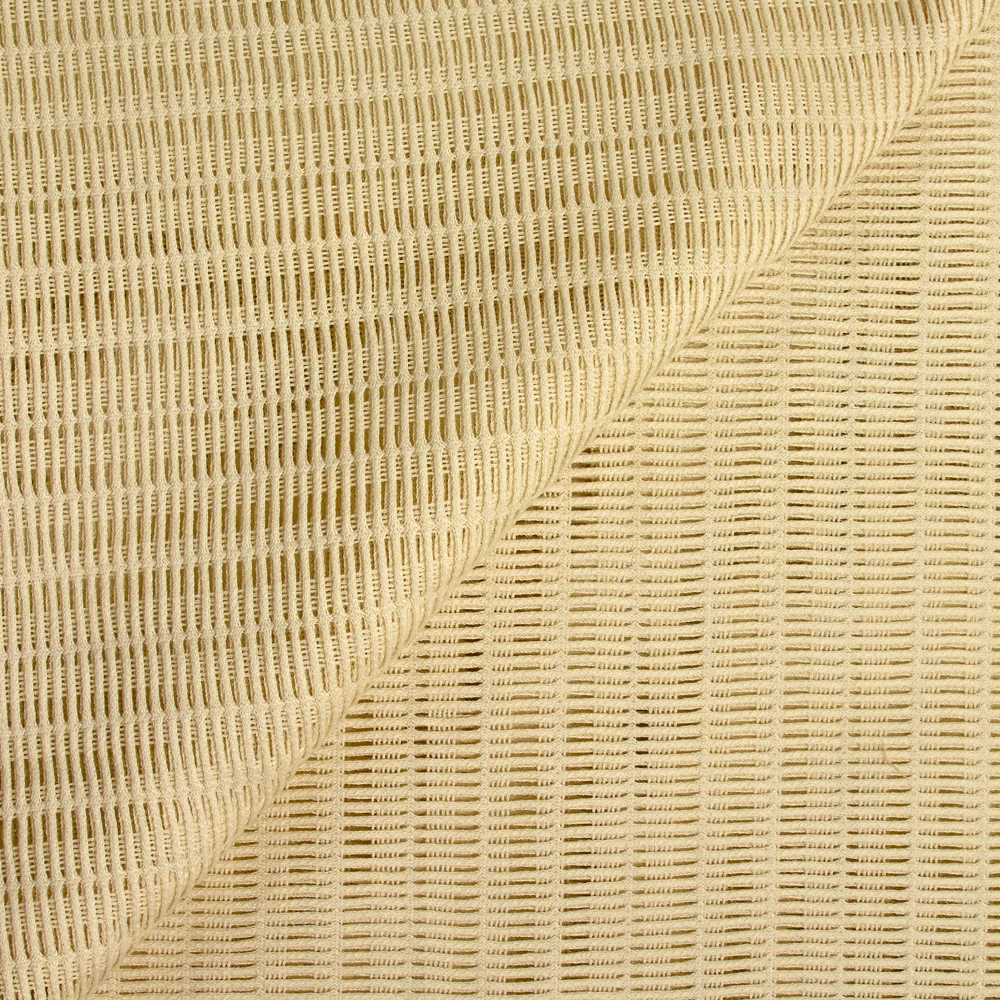 Maille polyester 3D ajourée sable