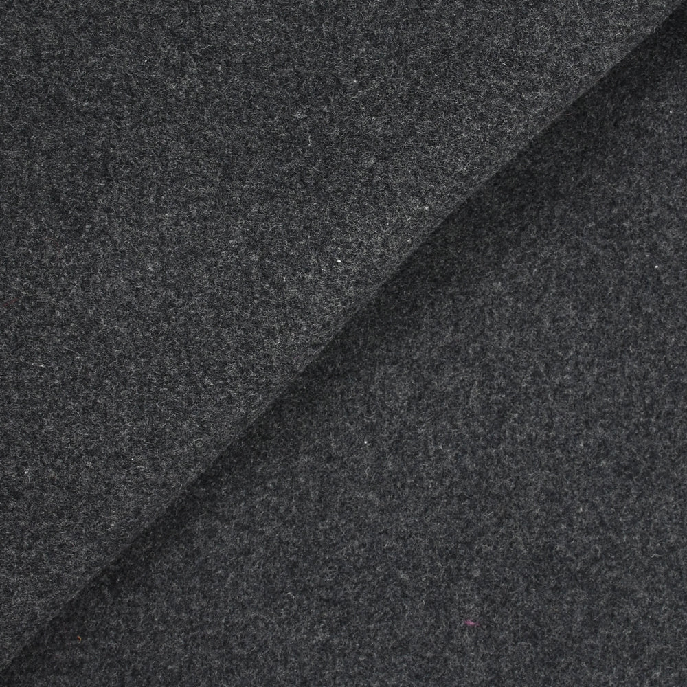 Maille polyester effet lainage gris chiné