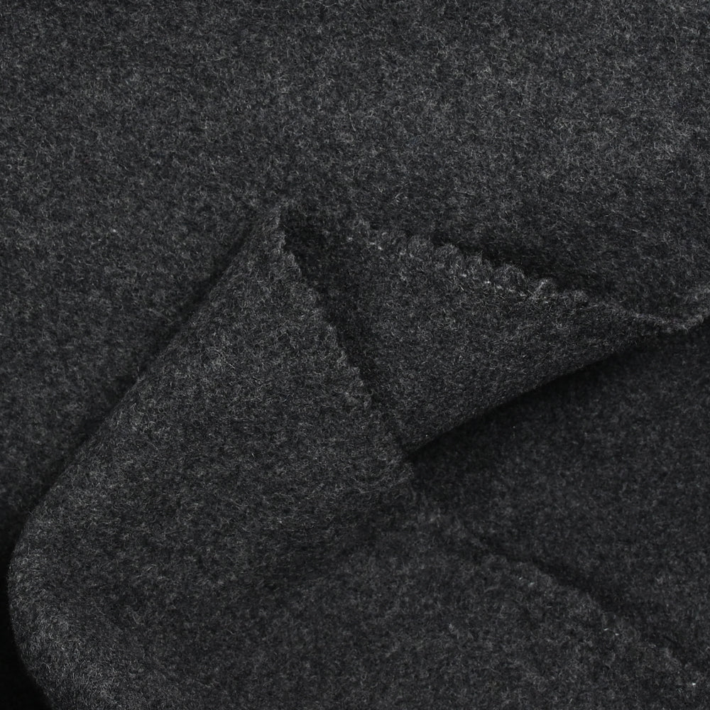 Maille polyester effet lainage gris chiné - Image 3