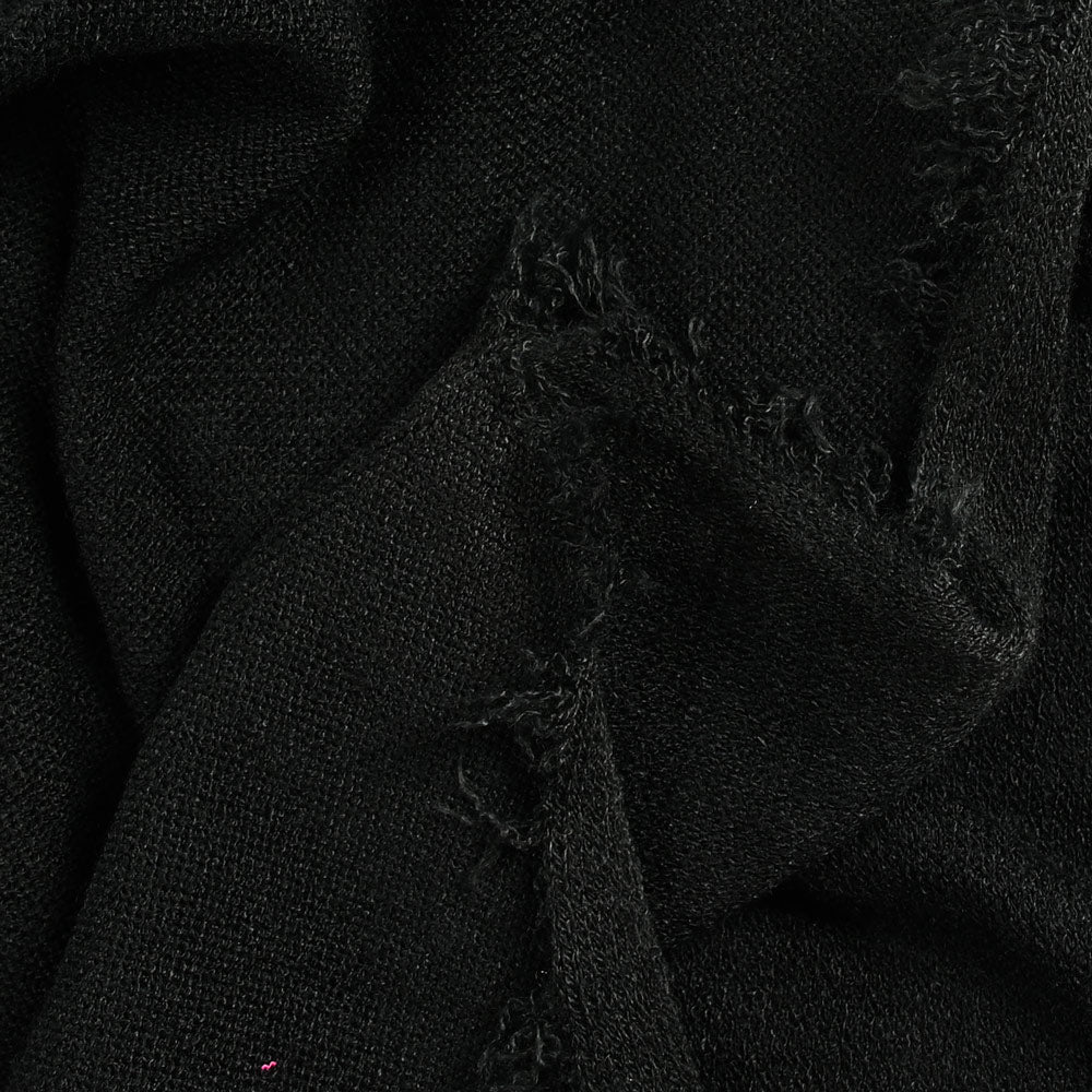 Maille polyester noir charbon - Image 3