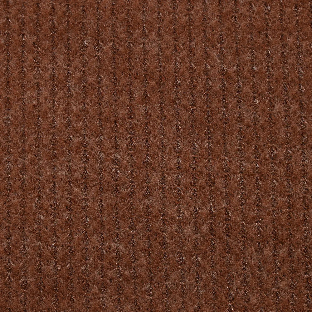 Maille texturée grattée Ori brique - Image 3