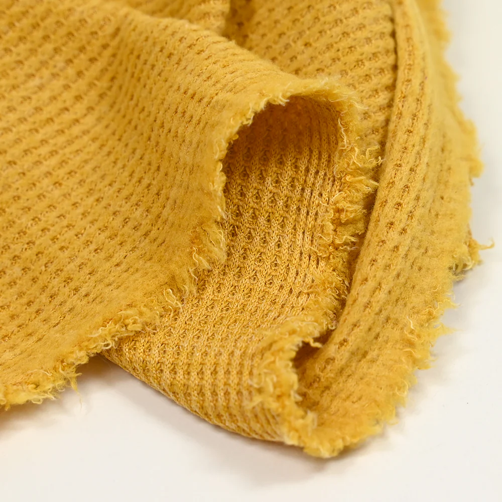Maille texturée grattée Ori moutarde - Image 4